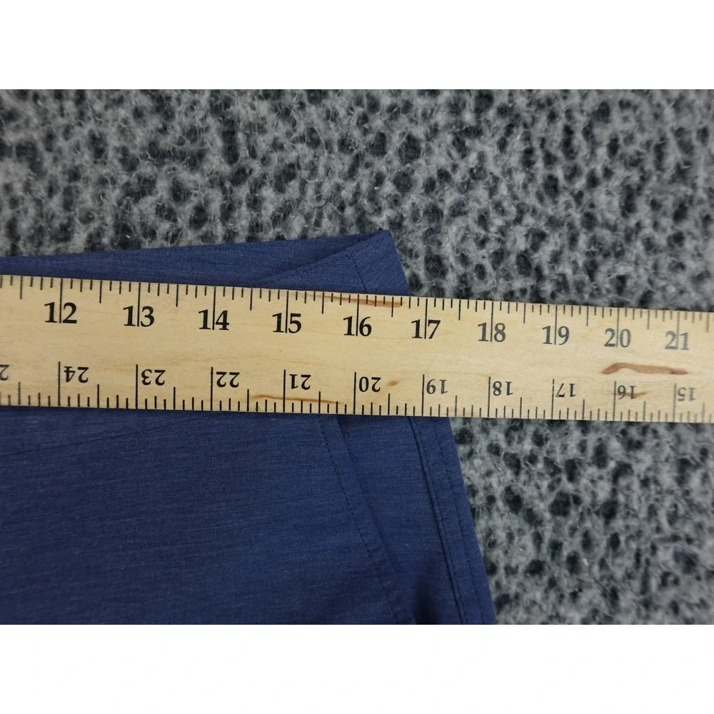 Faherty All Day Shorts Mens 32 Blue Hybrid Stretch Boardshorts